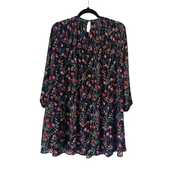 Zara Multicolor Floral Pleated “Annie” Mini Dress - Picture 11 of 15